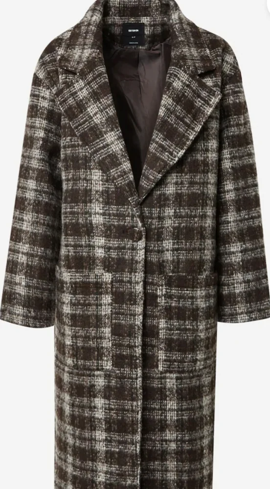 Cotton On Plaid One Button Coat‎ Size XL
